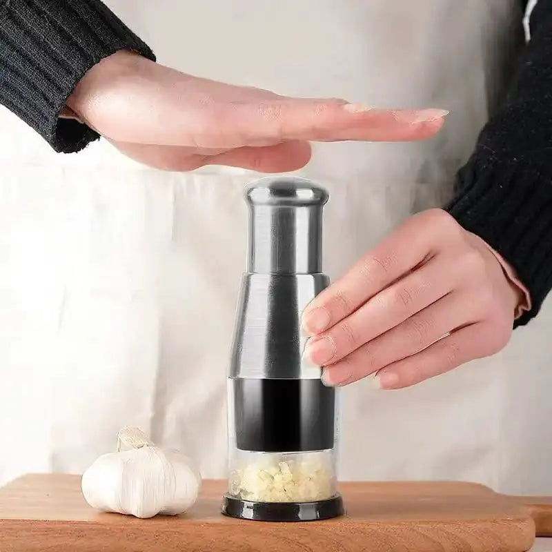 BoldShoppery™ Hand Press Garlic Chopper