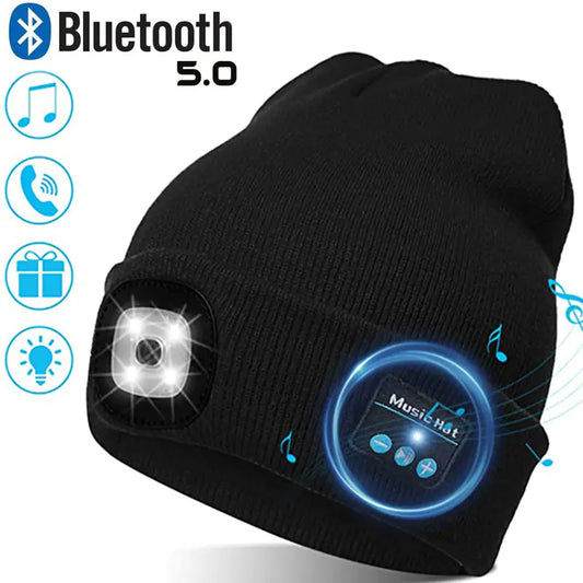 BoldShoppery™ LED Hat With Stereo Headset