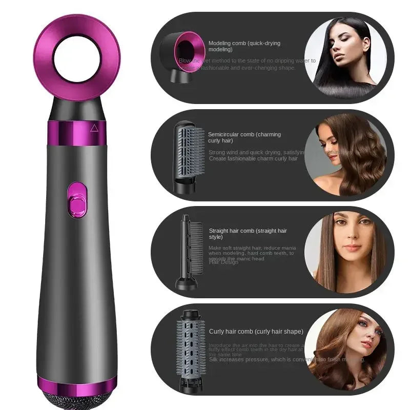 BoldShoppery™ 5 In 1 Hair Dryer Brush Set